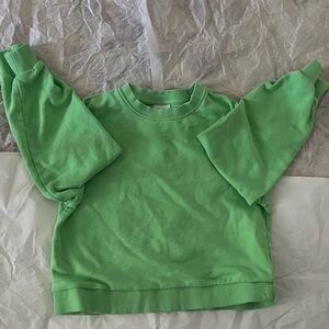 Zara Vibrant Green Kids Sweatshirt